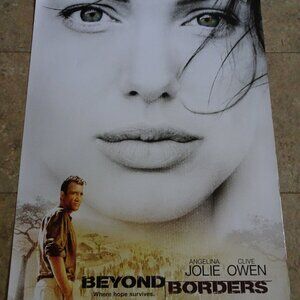 Beyond Borders - Movie Poster with Angelina Jolie as Sarah Jordan and Clive Owen